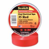 3M 3/4X66' RED COLOR CODING ELECTRICAL TAPE